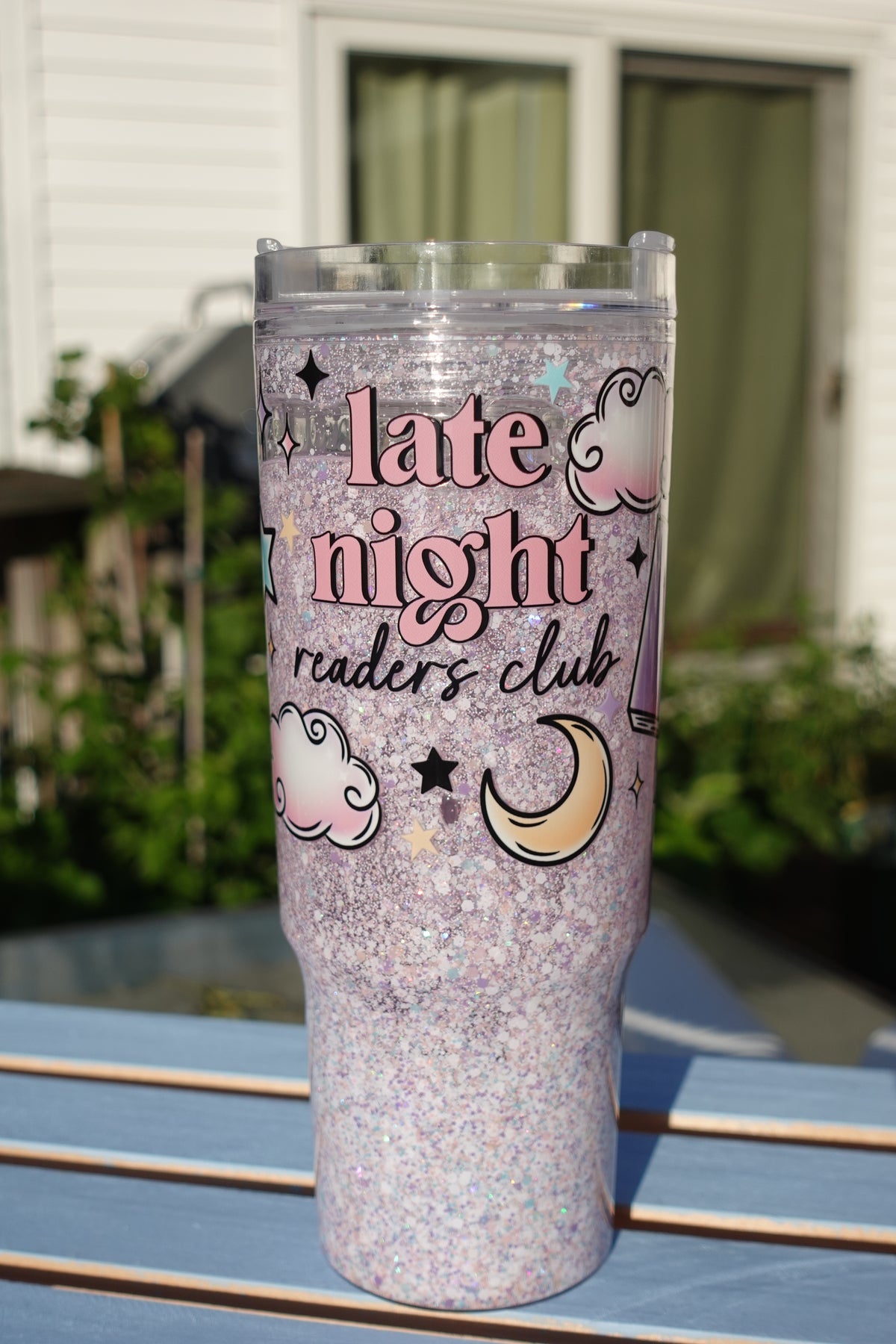 Late Night Readers 40oz snow globe
