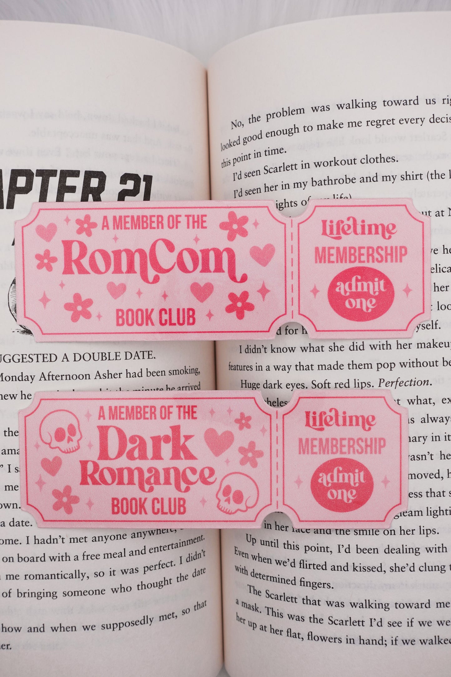 Ticket Bookmarks