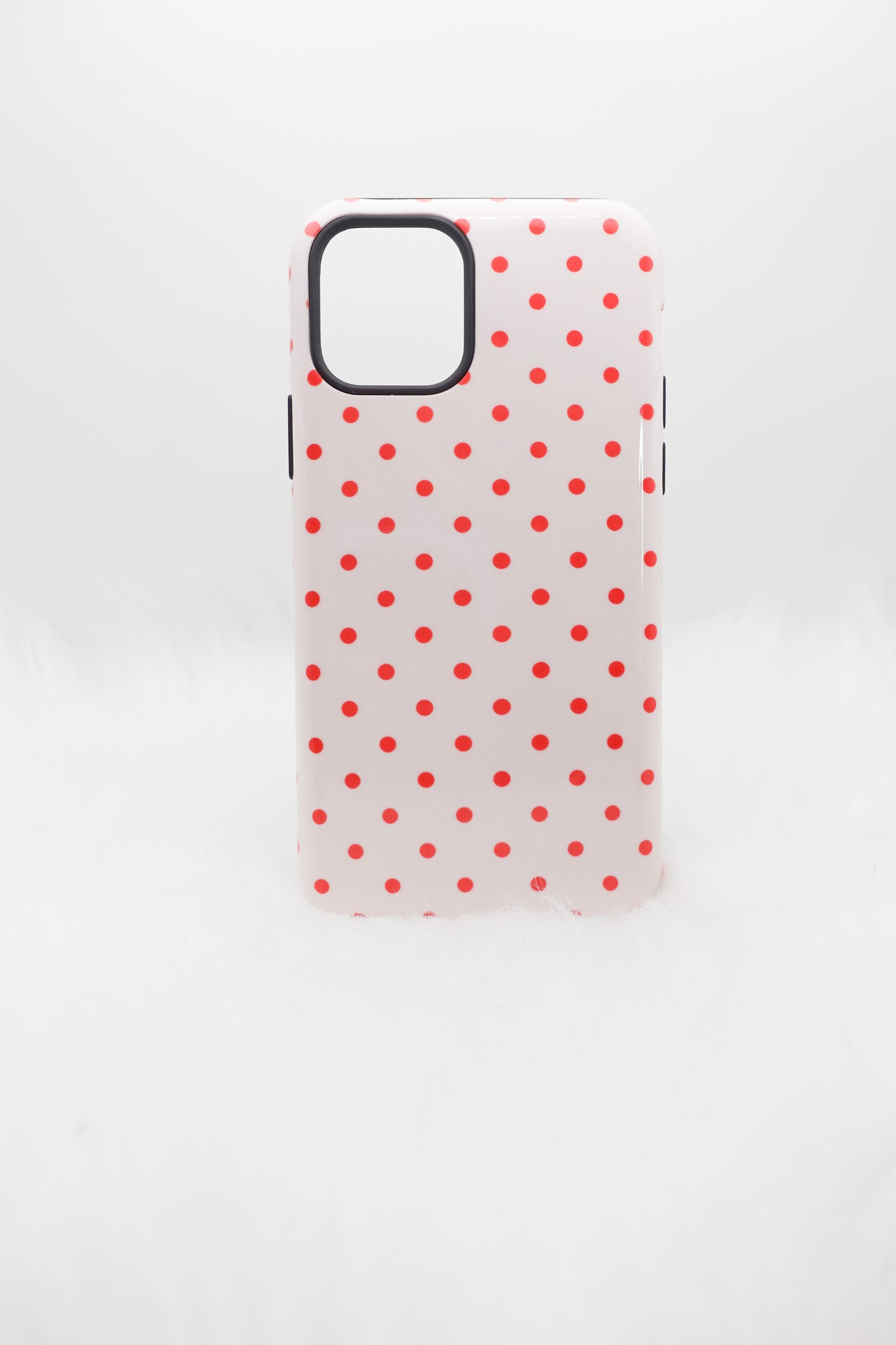 Pink and Cream Polka Dots Phone Case