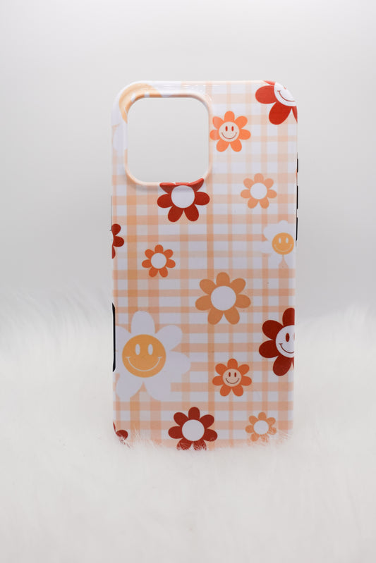 Tan Smiley Phone Case