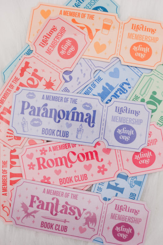 Ticket Bookmarks